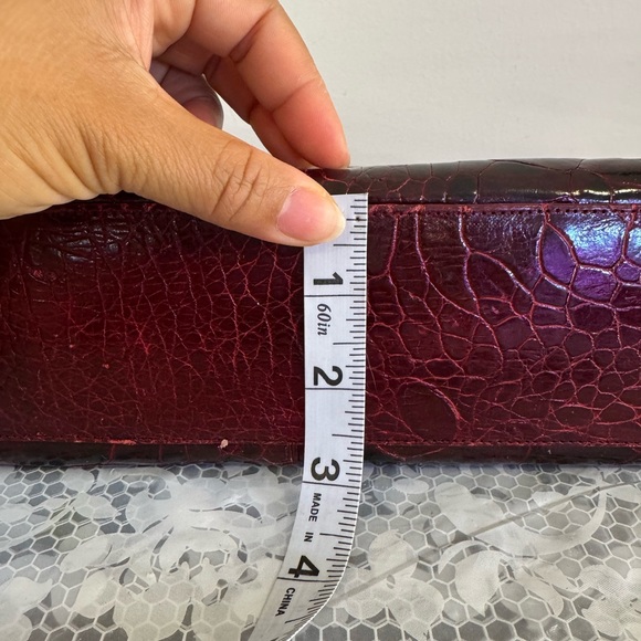 Vintage Susan of London Red Leather Women's Shoulder Bag - Picture 15 of 15